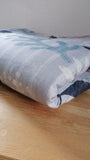 Kombi Hundedecke "Wally" Wal/navy (Baumwolle/Softshell)