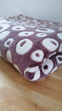 Kuschelfleece Hundedecke Leo, dunkel